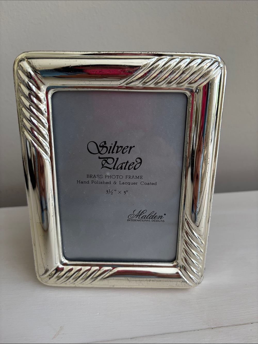 Malden Silver Plated Photo Picture Frame
